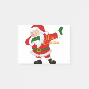 Dabbing-Santa-Claus Post-it Klebezettel