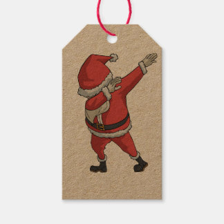 Dabbing Santa Clause Weihnachtsgeschenk Geschenkanhänger