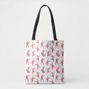 Dabbing Santa Fun Weihnachtsmuster Tasche