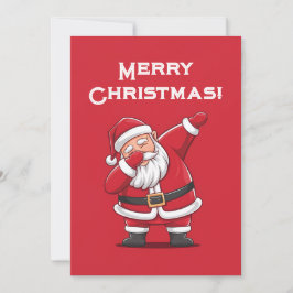 Dabbing Santa Weihnachtskarte Feiertagskarte