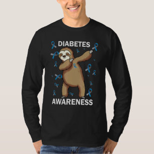 Dabbing Schläfrigkeit Diabetes Aufklärung Monat T1 T-Shirt