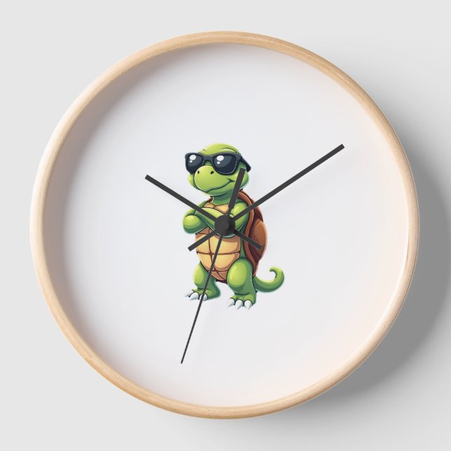 Dabbing Sea Turtle Animal Lover Save The Turtles ( Uhr (Vorderseite)