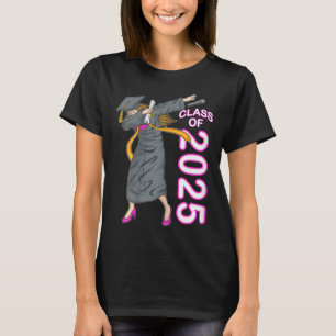 Dabbing Senior CL of 2025 Uni-Abschluß Gift T-Shirt