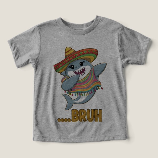 Dabbing Shark Cinco de Mayo Kostüm (Design Vorderseite)