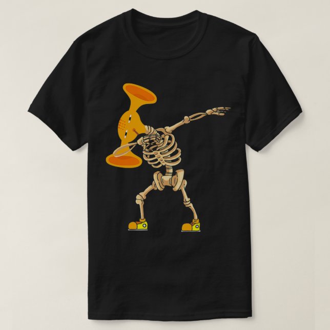 Dabbing Siren Kopf Halloween Meme Kids, Funny Horr T-Shirt (Design vorne)