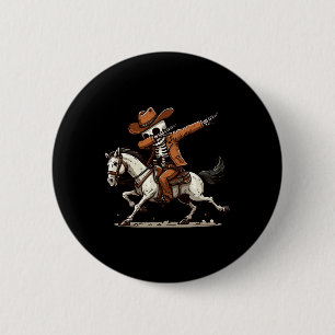 Dabbing Skeleton Cowboy Halloween Kostüm Kinder Ju Button