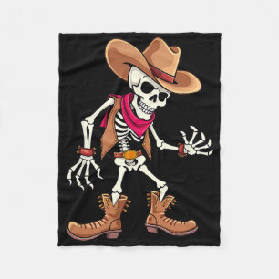 Dabbing Skeleton Cowboy Halloween Kostüm Kinder Ju Fleecedecke