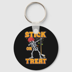 Dabbing Skeleton Eishockey Spieler Halloween Costu Schlüsselanhänger