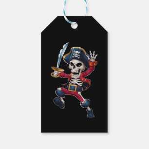 Dabbing-Skelett-Pirat-Halloween-Kinder-Jolly-Roger Geschenkanhänger