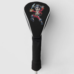 Dabbing-Skelett-Pirat-Halloween-Kinder-Jolly-Roger Golf Headcover