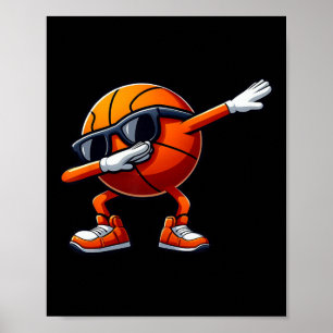 Dabbing Sketll Sportler Sketll Team Spiel Liebe Poster