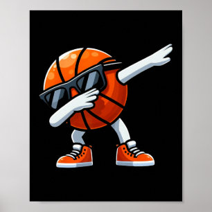 Dabbing Sketll Sportler Sketll Team Spiel Liebe Poster