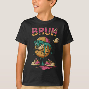 Dabbing Sketll Tropf Bruh Sketll Tropf Eis+creme C T-Shirt
