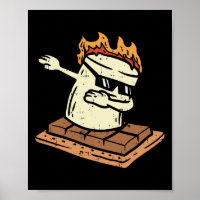 Dabbing Smore Marshmallow süße Dab Tanz Camping C