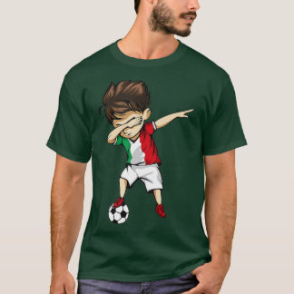 Dabbing Soccer Boy Italien Jersey - Italienischer T-Shirt