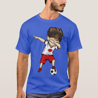 Dabbing Soccer Boy Japan Jersey - Japanischer Fußb T-Shirt