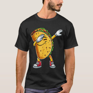 Dabbing Taco Cinco De Mayo Funny Mexicanisches Foo T-Shirt