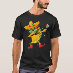 Dabbing Taco Cinco De Mayo Kinder Jungen mexikanis T-Shirt