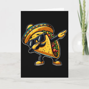 Dabbing Taco Cinco De Mayo Lustiger mexikanischer Karte