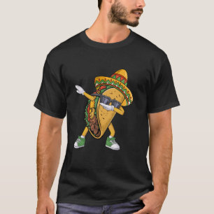 Dabbing Taco Cinco de Mayo Lustiges mexikanisches T-Shirt