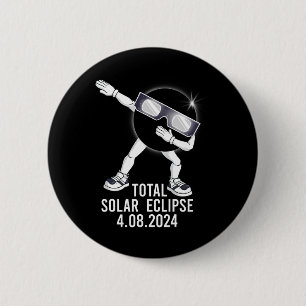 Dabbing Total Solar Eclipse 04.08.2024 Fun Dab Boy Button