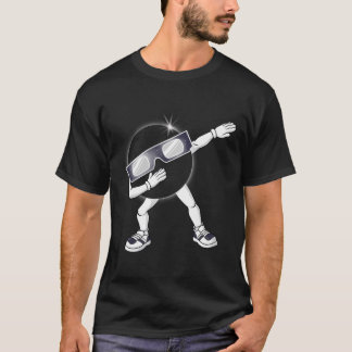 Dabbing Total Solar Eclipse 2024 Totality Dab Boys T-Shirt