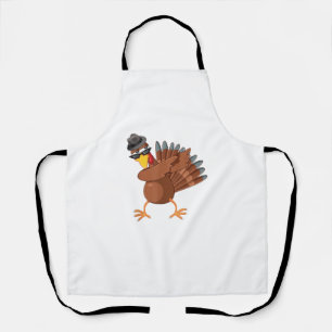 Dabbing Türkei Shirt Erntedank Boys Kinder Männer Schürze