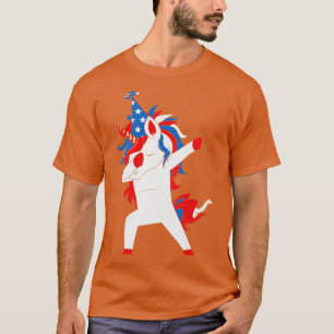 Dabbing Uncle Sam 4. Juli T-Shirt