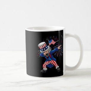 Dabbing Uncle Sam Ice Hockey Puck Unabhängigkeit T Kaffeetasse