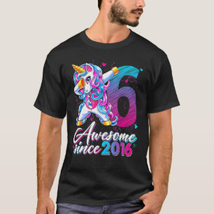 Dabbing Unicorn 6 Phantastisch Seit 2016 Niedlich T-Shirt