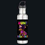 Dabbing Unicorn Afro Aunt of the Birthday Princess Edelstahlflasche<br><div class="desc">Dabbing Unicorn Afro Aunt of the Birthday Princess T-Shirt</div>