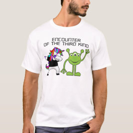 Dabbing Unicorn - Alien Encounter Dab T-Shirt