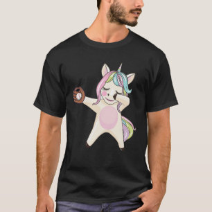 Dabbing Unicorn Baseball für wen Liebe Baseball T-Shirt