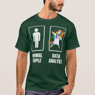 Dabbing Unicorn Data Analyst Data Scientist T-Shirt
