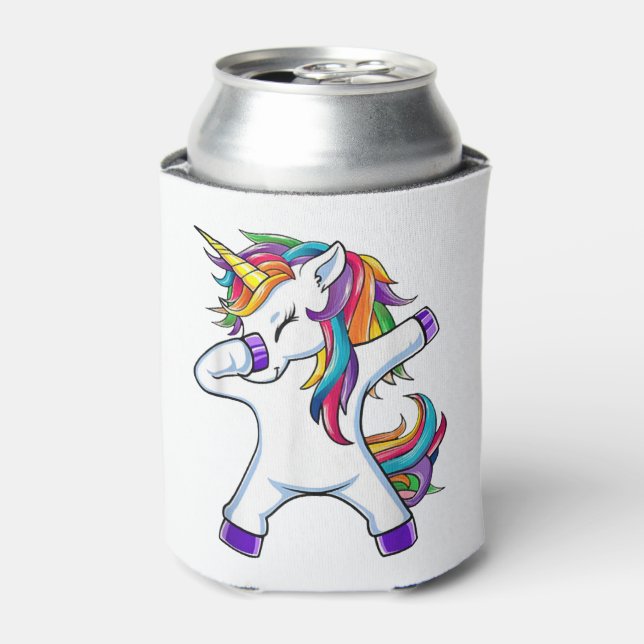 Dabbing Unicorn Dosenkühler (Kanne Vorderseite)