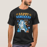 Dabbing Unicorn Hanukkah Jewnicorn Chanukah jüdisc T-Shirt<br><div class="desc">Dabbing Unicorn Hanukkah Jewnicorn Chanukah Judenmädchen</div>
