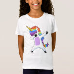 Dabbing Unicorn - Tanzen Rainbow Einhorngeschenke T-Shirt<br><div class="desc">Rainbow Unicorns trendiger Dab-Tanz für Einhornjäger oder Einhornliebhaber, die magische Fantasiewesen und mythisches KostümParty Liebe. Eine tolle Geschenkidee für alle, die Einhornliebhaber lieben, für Erwachsene und Kinder, die mythische Tiere Lieben, geben sie als Geschenk an Ihre Tochter, Ihren Sohn, Vater, Mutter oder Freunde. Dieses Dabbing Einhorn ist das perfekte Geschenk...</div>