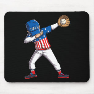 Dabbing Verkauf Spieler 4. Juli USA Amerikanische Mousepad