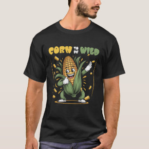 Dabbing von Mais als Wildkorn auf der Cob-Kostüme T-Shirt