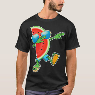 Dabbing Watermelon Melon Sommer-Früchte T-Shirt