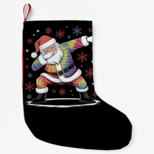 Dabbing Weihnachten Santa hässlicher Weihnachts Xm Kleiner Weihnachtsstrumpf