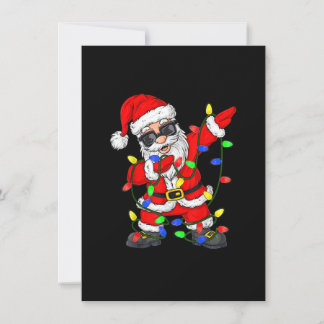 Dabbing Weihnachtsbaumleuchten Weihnachtsmänner Ki Einladung