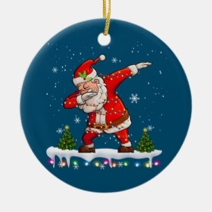 Dabbing Weihnachtsjunge Männer Weihnachten Weihnac Keramik Ornament