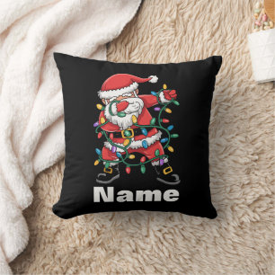 Dabbing Weihnachtsmann Lustiges Personalisiertes W Kissen