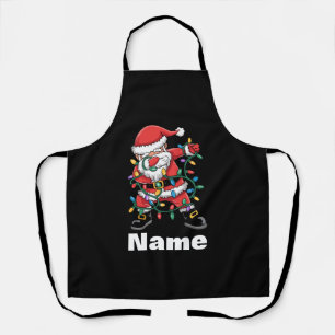Dabbing Weihnachtsmann Lustiges Personalisiertes W Schürze