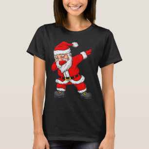 Dabbing Weihnachtsmann Weihnachten Jungen Mädchen T-Shirt