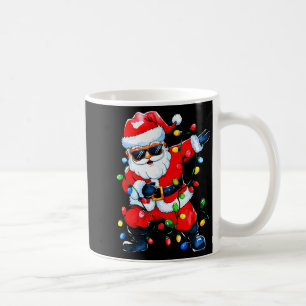 Dabbing Weihnachtsmann Xmas Licht Mädchen Jungen K Kaffeetasse