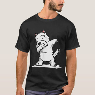 Dabbing Westie Funny West Highland White Terrier T-Shirt