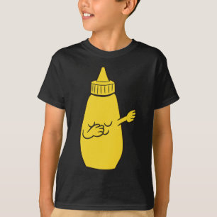 Dabbing Yellow Mustard Squeeze Flasche Funny Danci T-Shirt