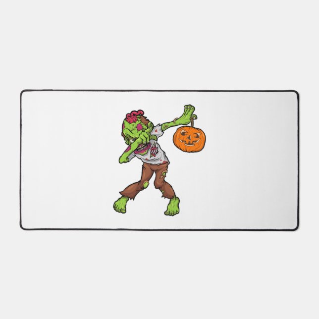 Dabbing Zombie Halloween Dab Funny Gift Design Schreibtischunterlage (Vorderseite)